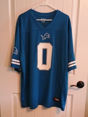 Brand New Men's NFL Detroit Lions "GIBBS"  #0 Jersey; Size XL